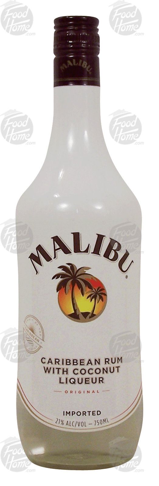 Malibu  caribbean rum with coconut liqueur, 21% alc. by vol. Full-Size Picture